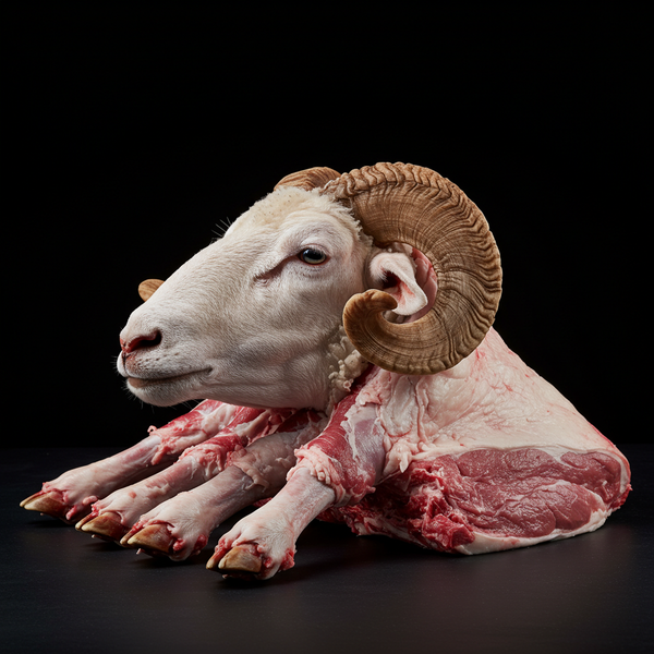 TÊTE + 4 PATTES MOUTON - Viande de Ferké