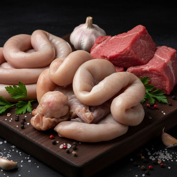 Boyaux (Intestin et poumon de boeuf) Viande de Ferké