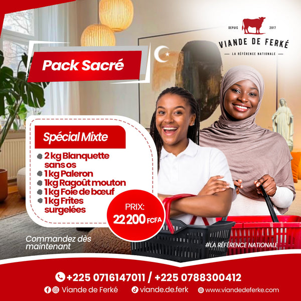 Pack Sacré Mixte Viande de Ferké